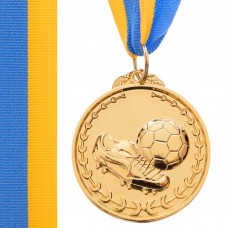 Медаль спортивная с лентой SP-Sport Футбол C-7011 золото, серебро, бронза