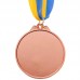 Медаль спортивная с лентой двухцветная SP-Sport Футбол C-7030 золото, серебро, бронза