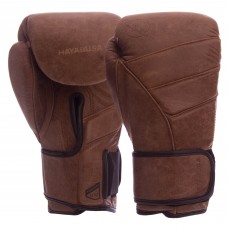 Перчатки боксерские кожаные HAYABUSA T3HB 10-12 унций коричневый