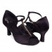 Взуття для бальних танців жіноче Латина Zelart OB-2047-BK розмір 35-40 чорний