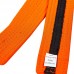 Пояс для кимоно двухцветный SP-Planeta BO-7262 длина-220-280см оранжевый-черный