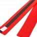 Пояс для кимоно двухцветный SP-Planeta BO-7265 длина-220-280см красный-черный