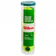 М'яч для великого тенісу WILSON STARTER PLAY GREEN WRT137400 4шт салатовий