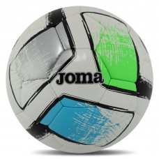 М'яч футбольний Joma DALI II 400649-211-T5 №5 PU сірий-зелений-синій