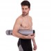 Коврик для фитнеса и йоги Zelart FI-2580 1,2мx0,60мx8мм серый-черный