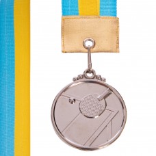 Медаль спортивная с лентой SP-Sport Настольный теннис C-H8566 золото, серебро, бронза