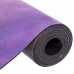 Килимок для йоги Замшевий Record FI-5662-37 розмір 183x61x0,3см фіолетовий-бузковий з принтом Всесвіт