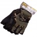 Перчатки для охоты и рыбалки с открытыми пальцами MECHANIX BC-4927-HG L-XL камуфляж Woodland