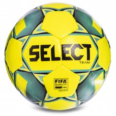 М'яч футбольний SELECT TEAM FIFA №5 жовтий-бірюзовий