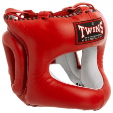 Шлем боксерский с бампером кожаный TWINS HGL-9 M-XL цвета в ассортименте