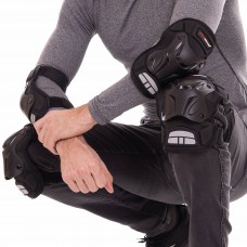 Комплект мотозащиты PRO-BIKER P34 (колено, голень, предплечье, локоть) черный