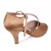 Взуття для бальних танців жіноче Латина із закритим носком F-Dance LD6001-BG розмір 36-41 бежевий