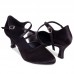 Взуття для бальних танців жіноче Латина із закритим носком Zelart OB-6001 розмір 35-40 чорний