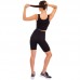 Комплект спортивный для фитнеса и йоги (топ и велосипедки) Лорелина CO-3795 XS-M черный