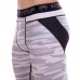 Компрессионные штаны тайтсы для спорта VNM 9620 M-2XL черный-серый