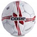 М'яч футбольний CORE COMPOSITE LEATHER PROF CR-002 №5 білий-червоний