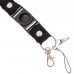 Шнурок для ключів на шию AGV SP-Sport M-4559-26 50см чорний
