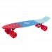 Скейтборд Пенни Penny FISH COLOR SK-402-3 красный-голубой-бирюзовый