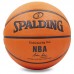 Мяч баскетбольный резиновый SPALDING NBA SILVER Outdoor 83014Z №5 оранжевый