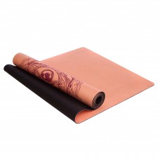 Коврик для йоги Замшевый Record FI-5662-61 размер 1,83мx0,61мx3мм персиковый