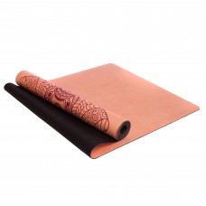 Коврик для йоги Замшевый Record FI-5662-62 размер 1,83мx0,61мx3мм персиковый