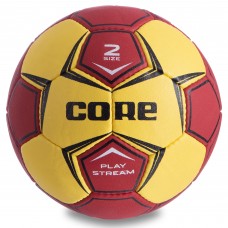 М'яч для гандболу CORE PLAY STREAM CRH-049-2 №2 жовтий-червоний