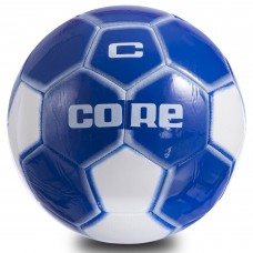 М'яч футбольний CORE ATROX CRM-053 №5 PVC білий-синій