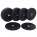 Диски (блини) бамперні для кросфіту Zelart Bumper Plates TA-2676-20 51мм 20кг чорний