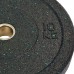 Диски (блини) бамперні для кросфіту Record RAGGY Bumper Plates TA-5126-10 51 мм 10кг чорний