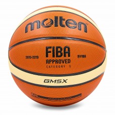 Мяч баскетбольный MOLTEN BGM5X №5 PU оранжевый-бежевый
