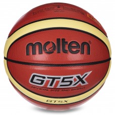 М'яч баскетбольний MOLTEN BGT5X №5 PU помаранчевий