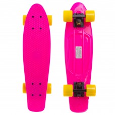Скейтборд Пенни Penny SK-401-34 розовый-черный-желтый