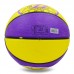 Мяч баскетбольный резиновый SPALDING NBA Team LAKERS 83156Z №7 фиолетовый-желтый