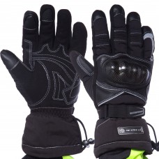 Мото рукавички комбинированные з закритими пальцями SCOYCO MC15B-2 M-XXL чорний