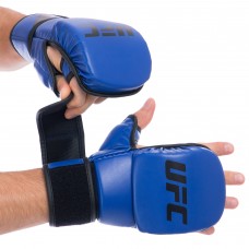 Перчатки для смешанных единоборств ММА UFC Contender UHK-69147 S/M 8 унций синий