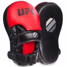 Лапа Вигнута для боксу та єдиноборств FC UHK-69753 35x21x15см 2шт чорний-червоний