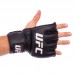 Рукавиці для змішаних єдиноборств MMA шкіряні UFC Pro UHK-69911 XL чорний