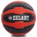 М'яч медичний медбол Zelart Medicine Ball FI-0898-5 5кг чорний-червоний
