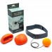 Пневмотренажер для боксу з накладками для рук fight ball SP-Sport BO-0851 чорний-помаранчевий