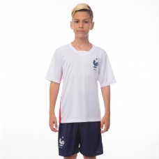 Форма футбольна дитяча SP-Sport FRANCE виїзна 2016 Sport CO-3900-FR-1 S-XL білий-синій
