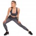 Комплект спортивний для фітнесу та йоги (лосини і топ) Lingo MILITARY CO-7151 S-XL камуфляж хакі