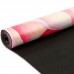 Килимок для йоги Замшевий Record FI-5662-28 розмір 183x61x0,3см рожевий з принтом Ніжність Лотоса
