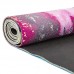 Килимок для йоги Джутовий (Yoga mat) Record FI-7156-4 розмір 183x61x0,3см принт Чакри Акварель
