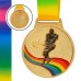 Медаль спортивная с лентой цветная SP-Sport Большой теннис C-0338 золото, серебро, бронза