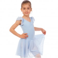 Сукня для танців (Бейсік) с коротким рукавом ліхтарик Lingo CHD01 розмір M-XL кольори в асортименті