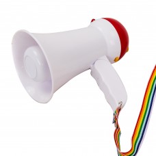 Гучномовець мегафон (рупор) HW-1R 15 W білий-червоний
