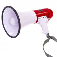 Гучномовець мегафон (рупор) HW-2007М 20 W білий-червоний