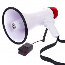 Гучномовець мегафон (рупор) HW-20B-A-USB 30 W білий-червоний