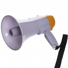 Гучномовець мегафон (рупор) HW-8C 15 W ліловий-жовтий