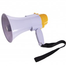 Гучномовець мегафон (рупор) HW-8C-A 15 W ліловий-жовтий